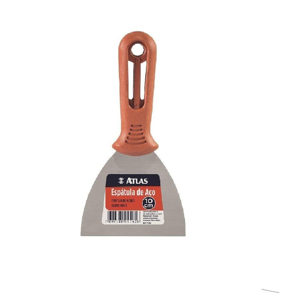 Espátula Aço Carbono Atlas 175/10 10cm - Embalagem com 12 Unidades