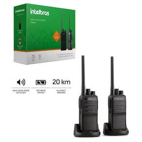 Rádio Comunicador Walkie Talkie Intelbras Rc3002 G2 Alc 20km