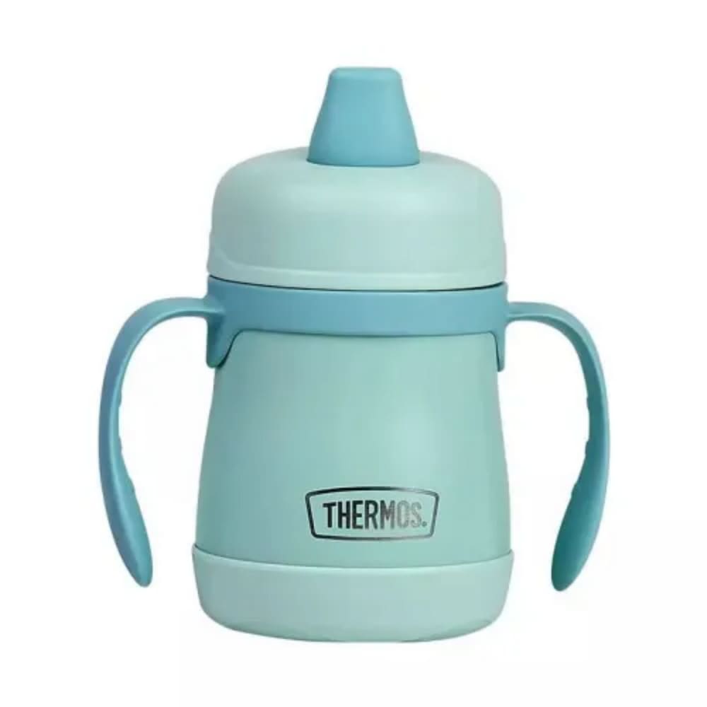 Copo de Transição Térmico Bebê Água Suco Antivazamento MENTA Copinho aprendizado thermos com bico e alça