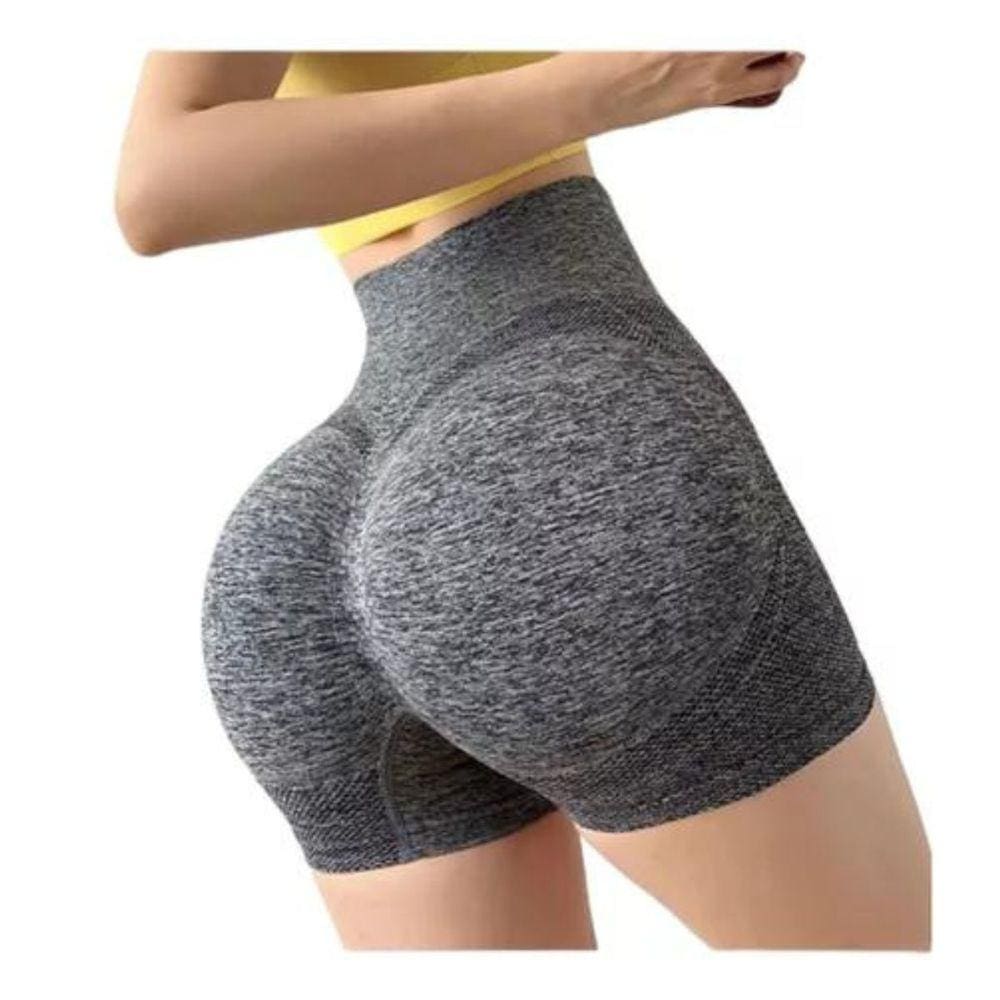 Short Bermuda Modelador de Bumbum Yoga Academia CINZA