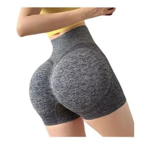 Short Bermuda Modelador de Bumbum Yoga Academia CINZA