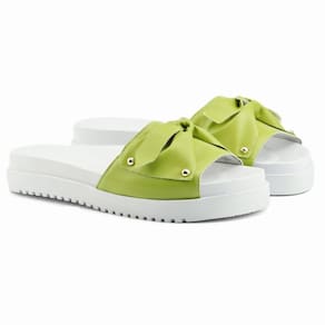 Sandália Papete Feminina com Tiras de PU Ideal para um Look Casual e Confortável