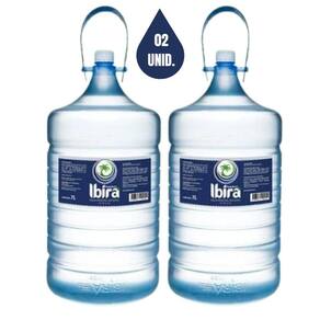 Água Mineral Ibirá PH Alcalino+Vanádio - Kit 2 Galões 7 Litros