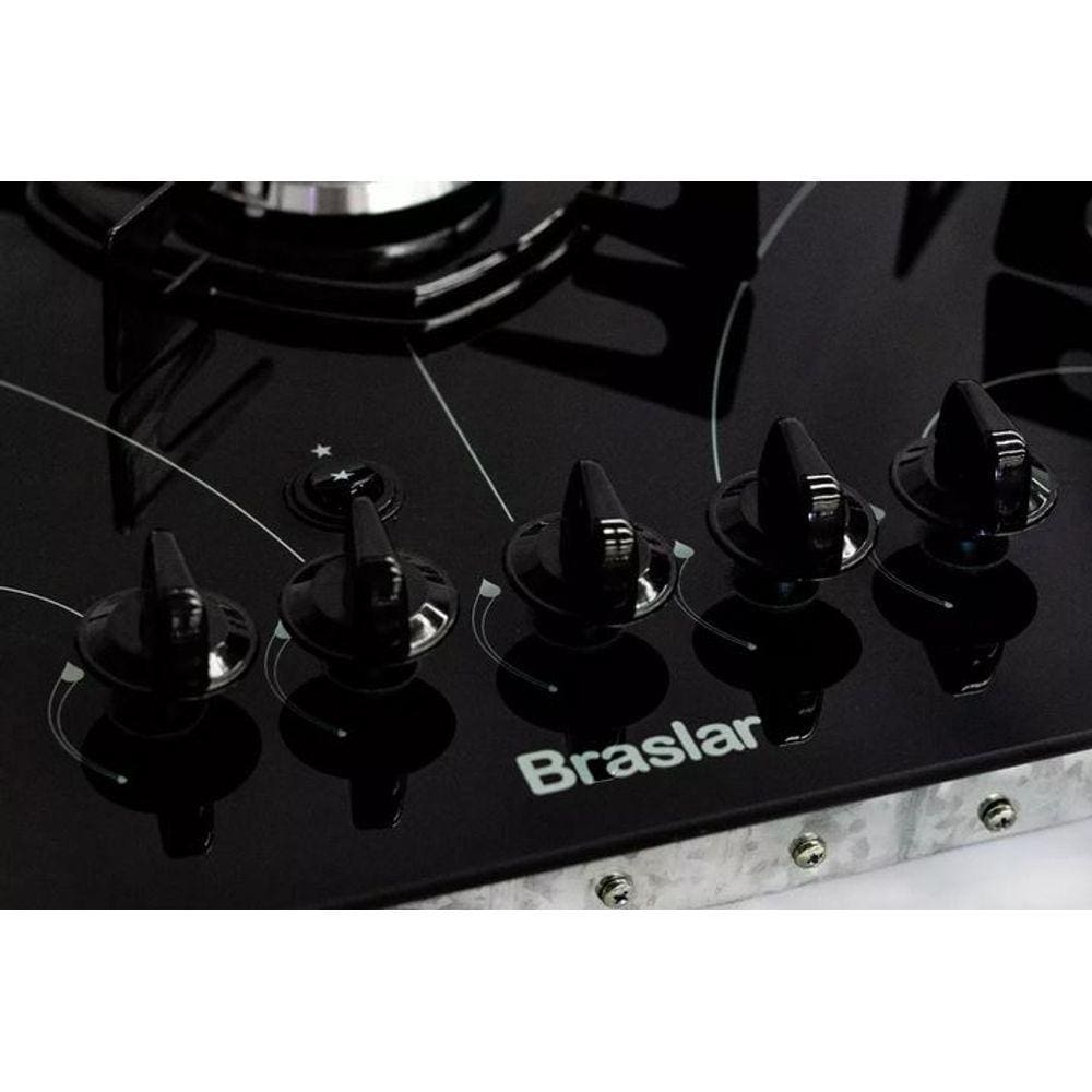 Fogão Cooktop 5 bocas acentimento automatico 127/220