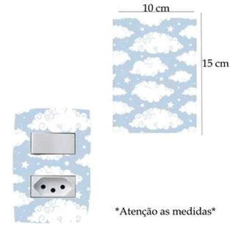 Adesivo De Interruptor Nuvens Mod 01