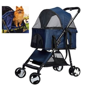 Carrinho Cachorro Gato Cao Pet Passeio Moises Berço Removivel Animal de Estimaçao Transporte Seguro Confortavel Caminhada Praia Shopping
