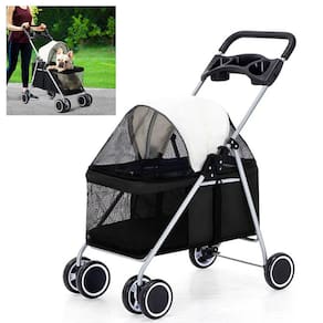 Carrinho Cachorro Gato Cao Pet Passeio Ar Livre Animal de Estimaçao Transporte Dobravel Seguro Confortavel Lazer Caminhada