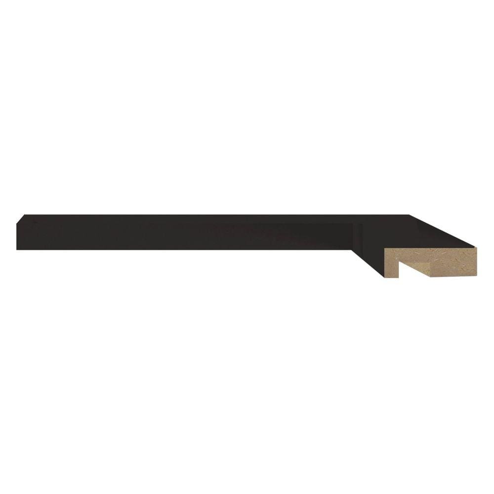 Arremate para Painel Ripado 240cm x 5cm x 15mm Moldufama Preto