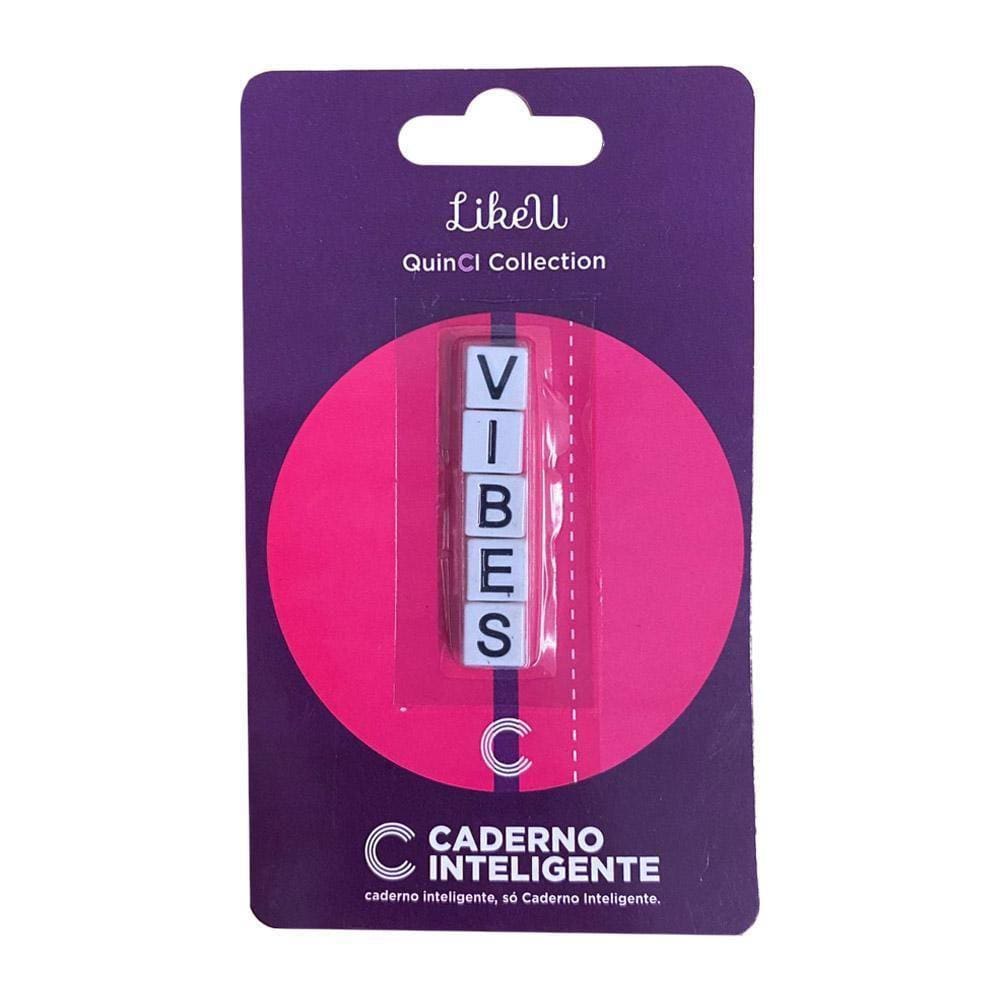 Pingente Caderno Inteligente Likeu Vibes Cinza