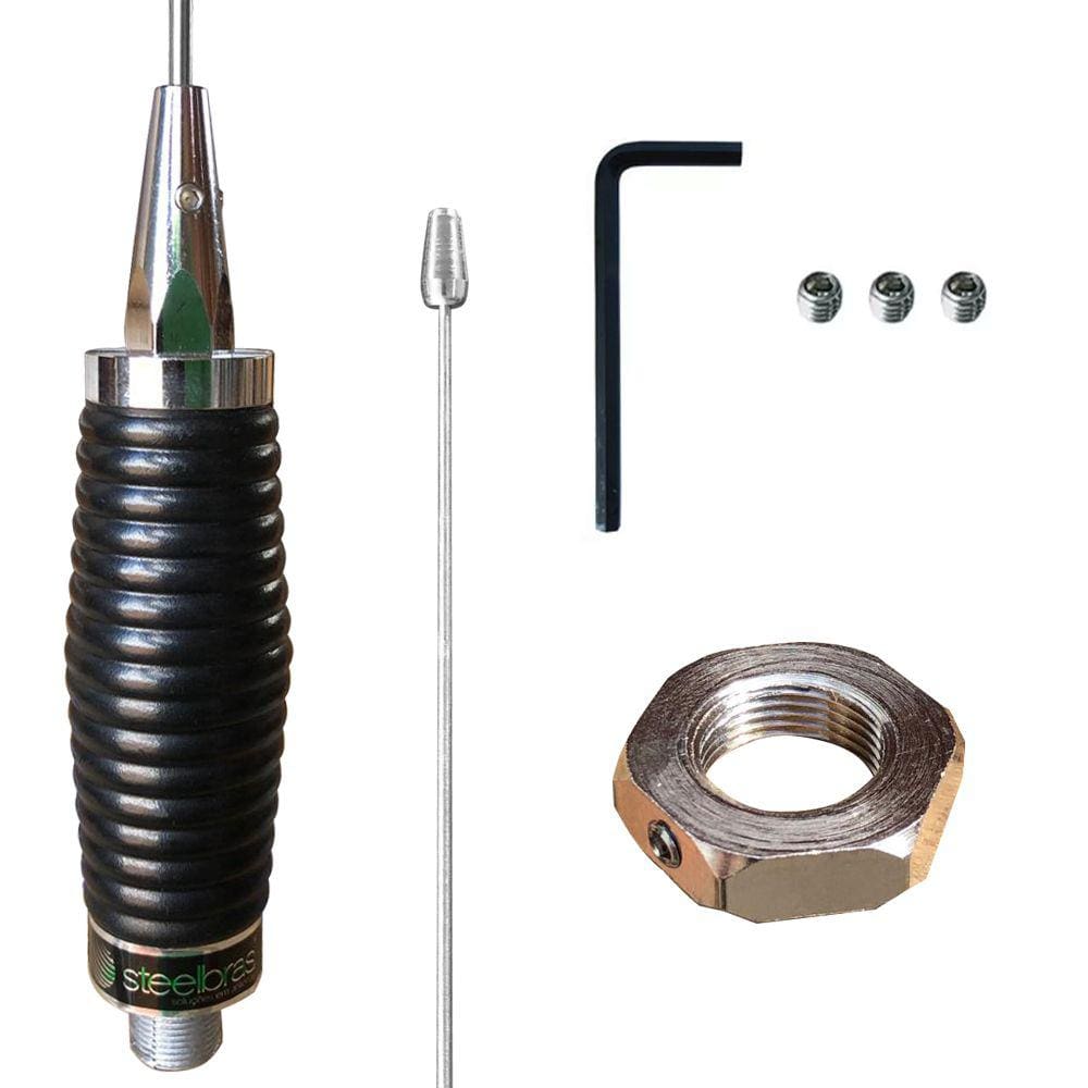 Antena Enfeite Bobinada Mini Maria Mole 1,35 Metros Anti Furto Steelbras