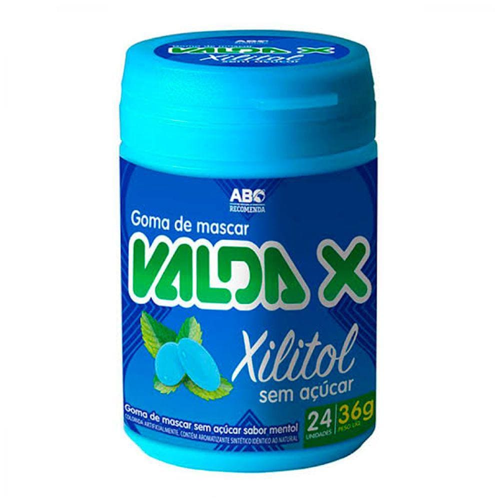 Goma de Mascar Valda X Xilitol Sem Açúcar 36g