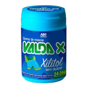 Goma de Mascar Valda X Xilitol Sem Açúcar 36g
