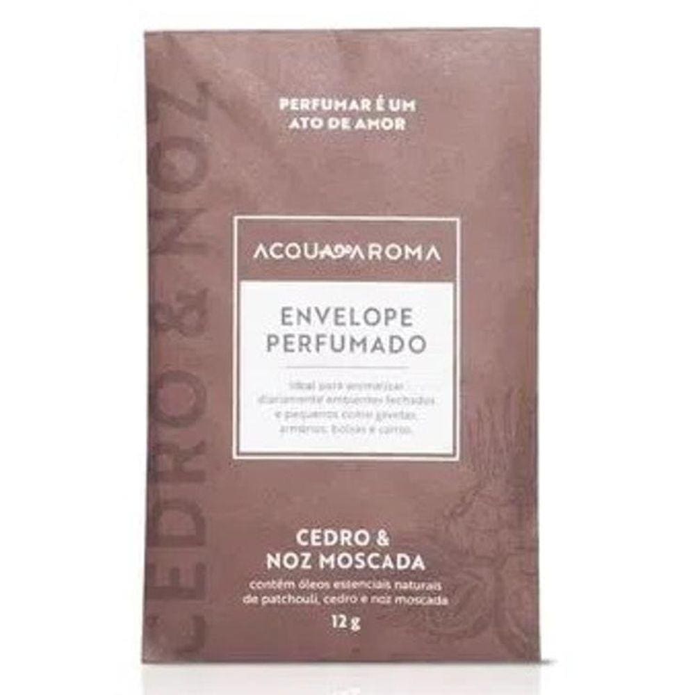 Envelope Gavetas Perfumado Cedro E Noz Moscada 12Grs 9401002