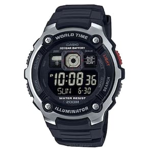 Relógio Casio Masculino Digital Hora Mundial Ae-2000W-1Bvdf