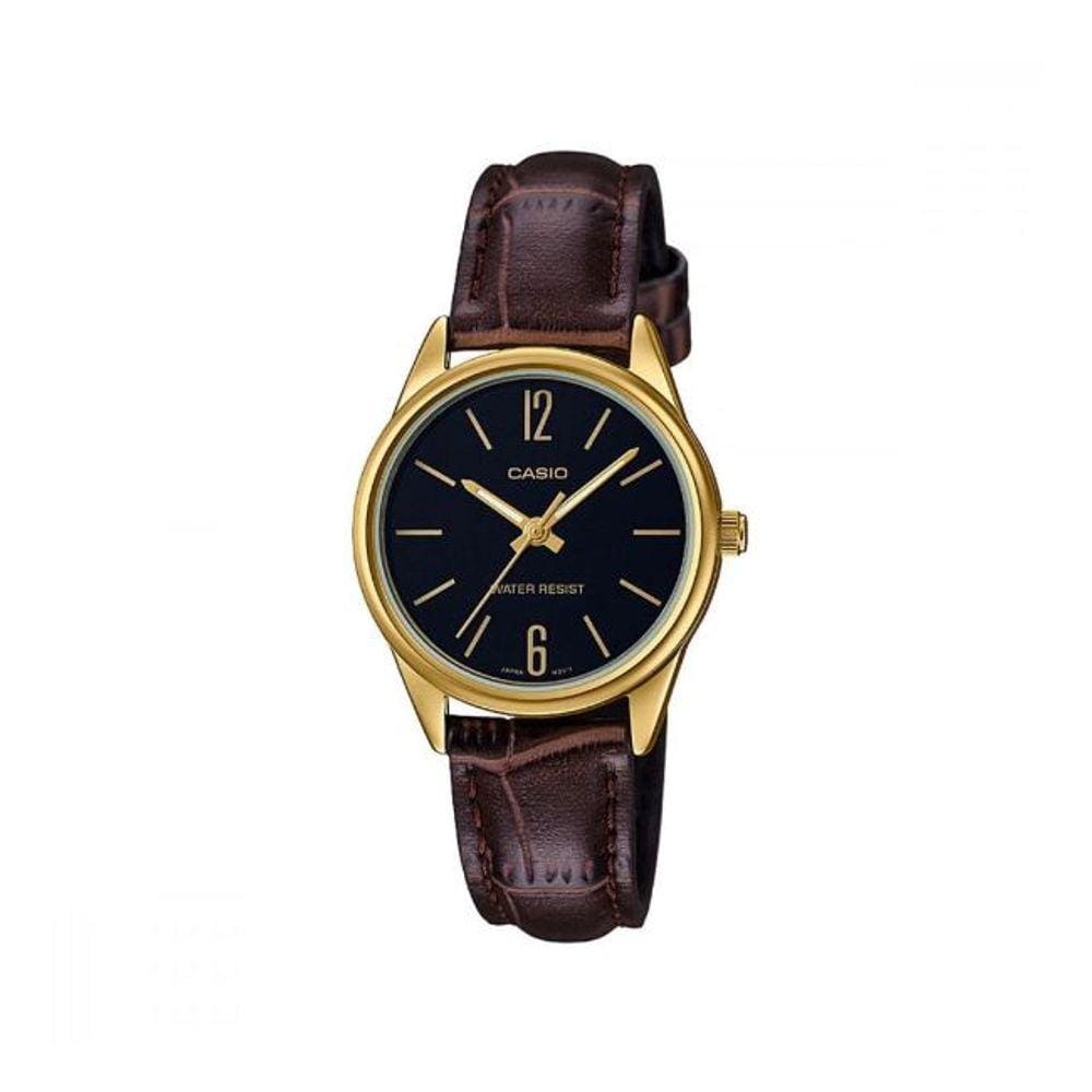 Relógio Casio Collection Feminino Dourado Ltp-V005gl-1Budf