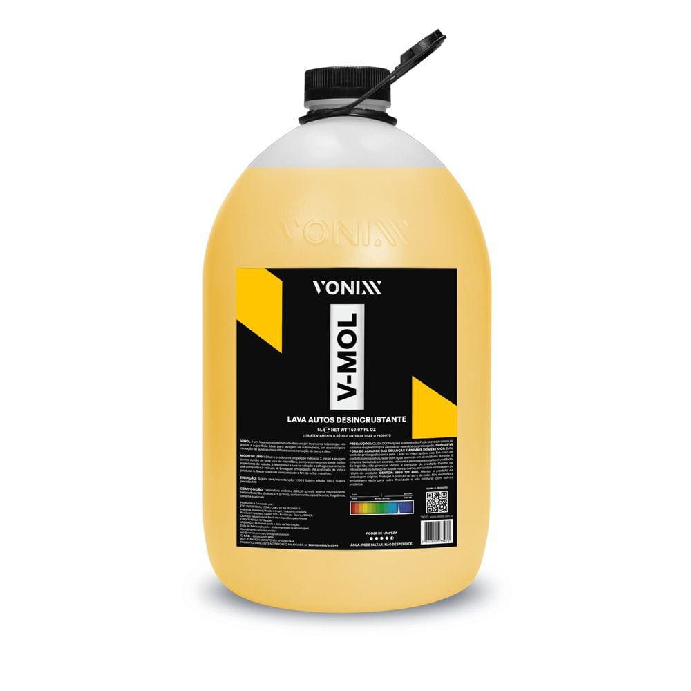 V-Mol Lava Auto Desincrustante Remove Barro Óleo 5L Vonixx