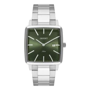 Relógio Orient Masculino Quadrado Prata Gbss1056 E1sx