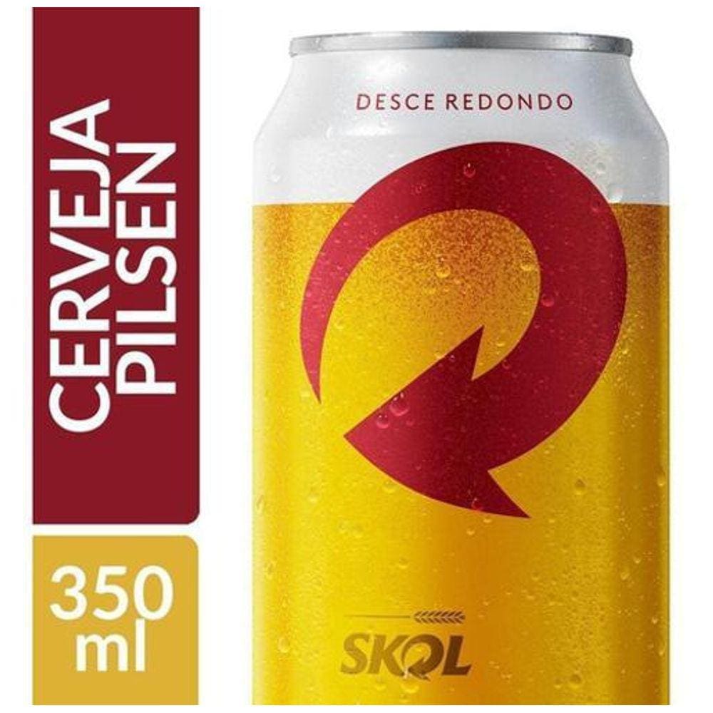 Cerveja Skol Pilsen 350Ml Pack 12 Latas Fardo