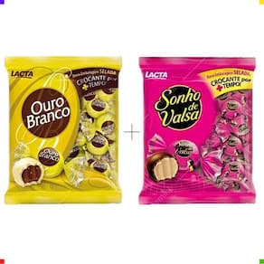 Pacote Bombom Sonho De Valsa + Ouro Branco 1Kg