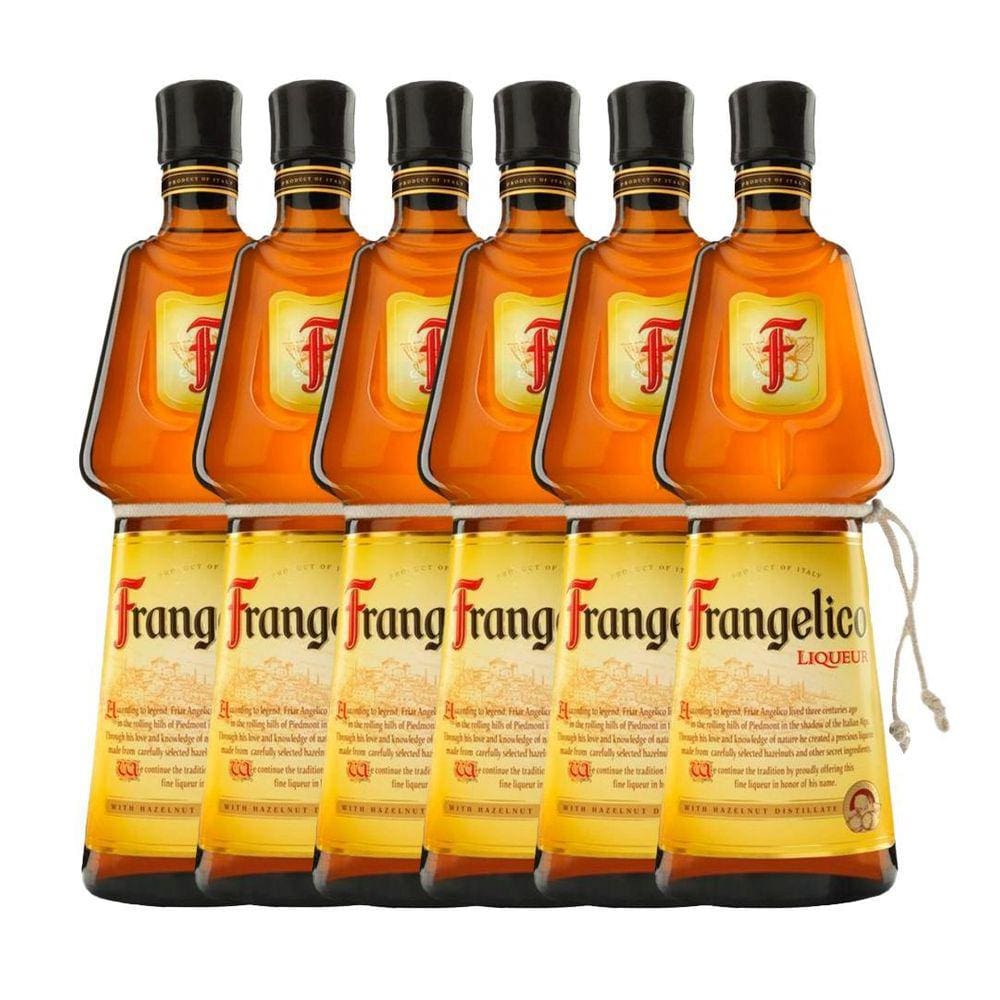 Kit 6 Garrafas Licor Fino Frangelico 700Ml