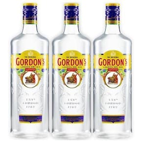 Kit Gin Importado Gordons 750Ml - 3 Garrafas