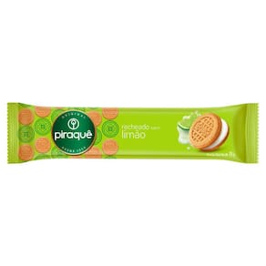 Biscoito Piraquê Recheado Sabor Limão 76g