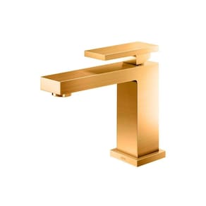 Torneira Docol New Edge 925072 De Bancada Ouro Escovado