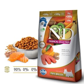 Ração Farmina N&D Tropical Selection Cães Adultos Porte Mini