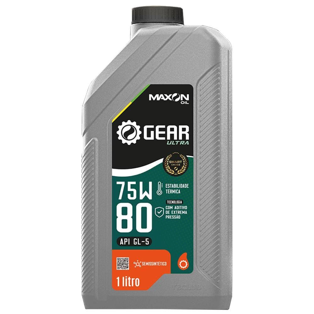 Óleo Semissintético 75W80 GL5 Maxon Oil Gear Ultra Câmbio 1L