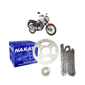 Kit Relação Transmissão Nakata Honda CG 160 2016 - 2021