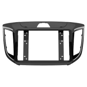 Moldura Fiamon 8/9" Pioneer Hyundai Creta Black Piano