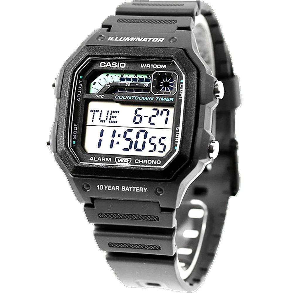 Relógio Casio Masculino Quadrado Digital Ws-1600H-8Avdf