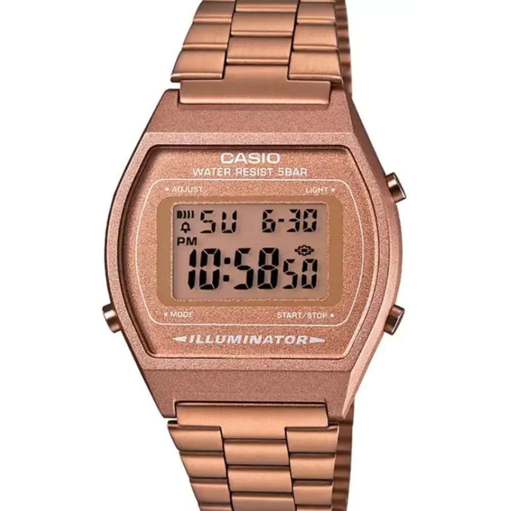 Relogio Casio Feminino Vintage Rose Gold B640wc-5Adf