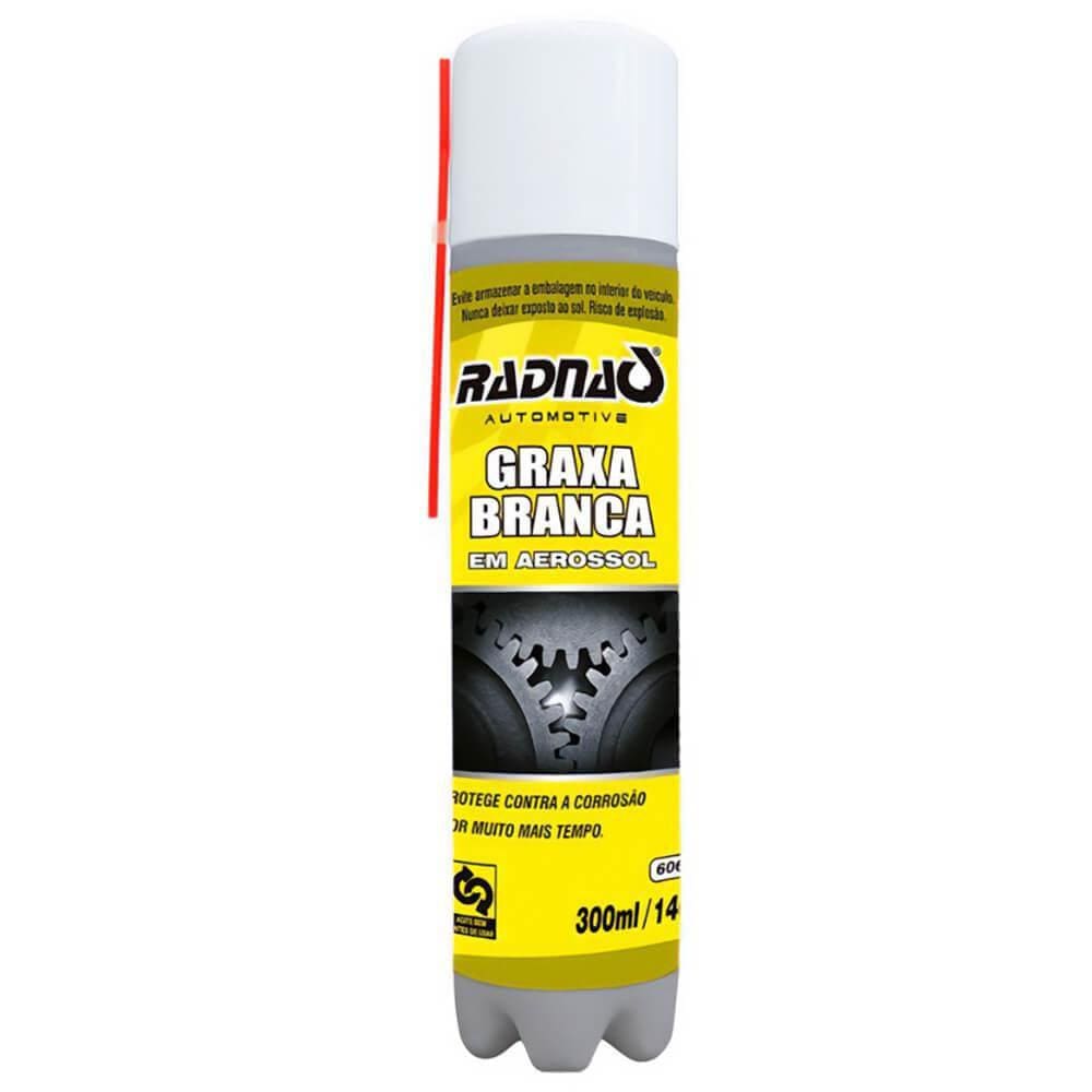 Graxa Branca Aerossol Spray Lubrificante 300ml Radnaq RQ6060