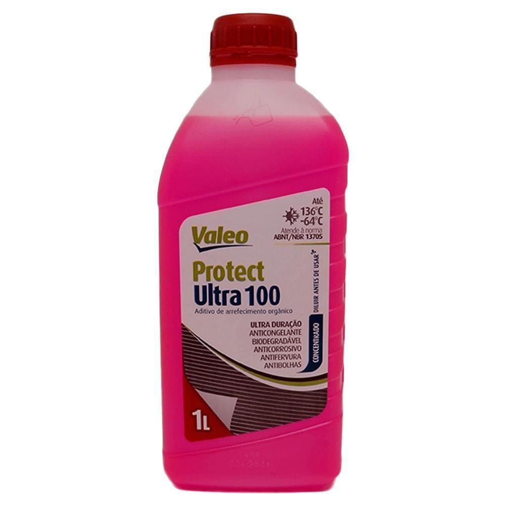 Aditivo Radiador Protect Ultra 100 1 Litro Rosa Concentrado