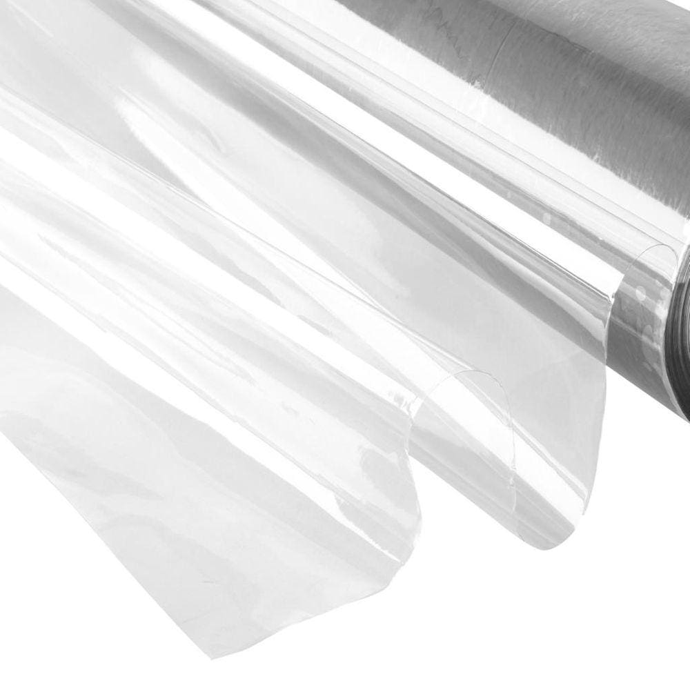 Toalha de Mesa Transparente Térmica Plástico Impermeável Quadrada 1,40mx1,40m