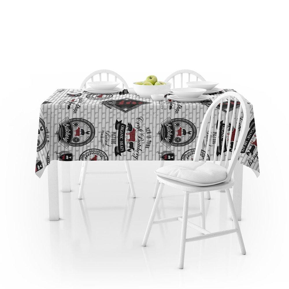 Toalha de Mesa Térmica Plástica Pvc Impermeável 3,00x1,40m Estampa 09