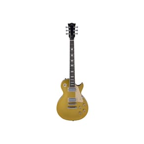 Guitarra Elétrica Basswood Michael Gm730n Lp Gold