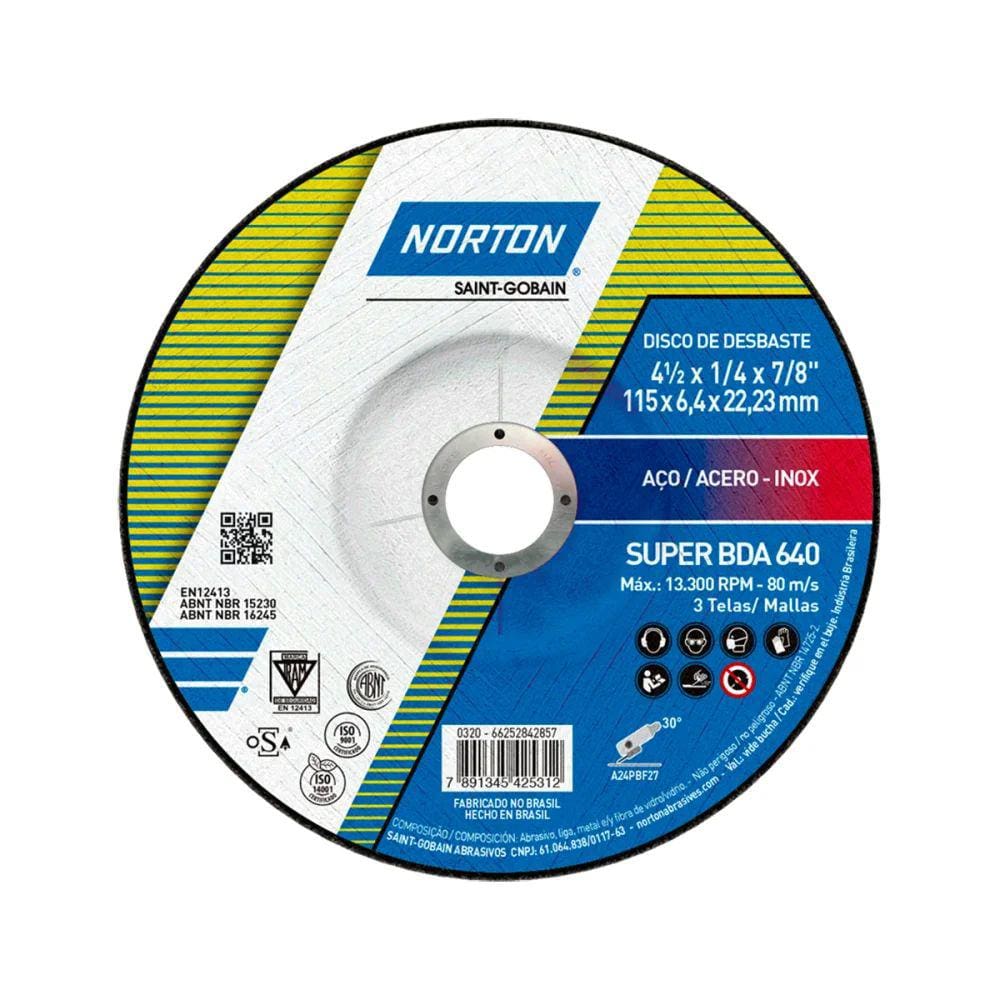Disco de Desbaste BDA 640 NORTON