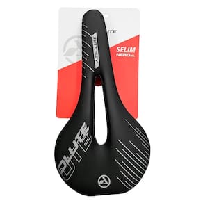 Selim Nero Gel Unissex 268/146mm Vazado Mtb Urbano Speed Absolute