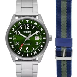 Relógio Orient Masculino Solar + Pulseira Mbss1453 E2sx