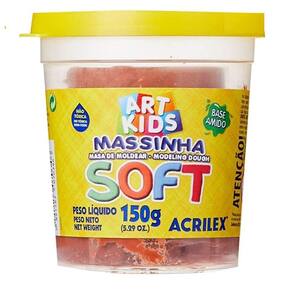 Massa de Modelar SOFT - MARROM - 150g - ACRILEX