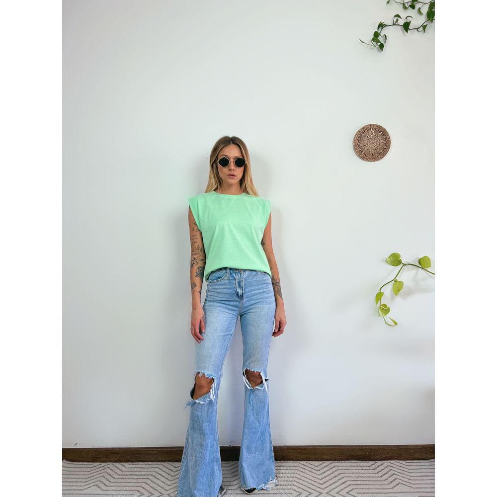 Camiseta Aveloz Feminina Muscle Tee Verde