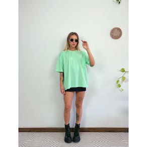 Camiseta Oversized Feminina Aveloz - Verde