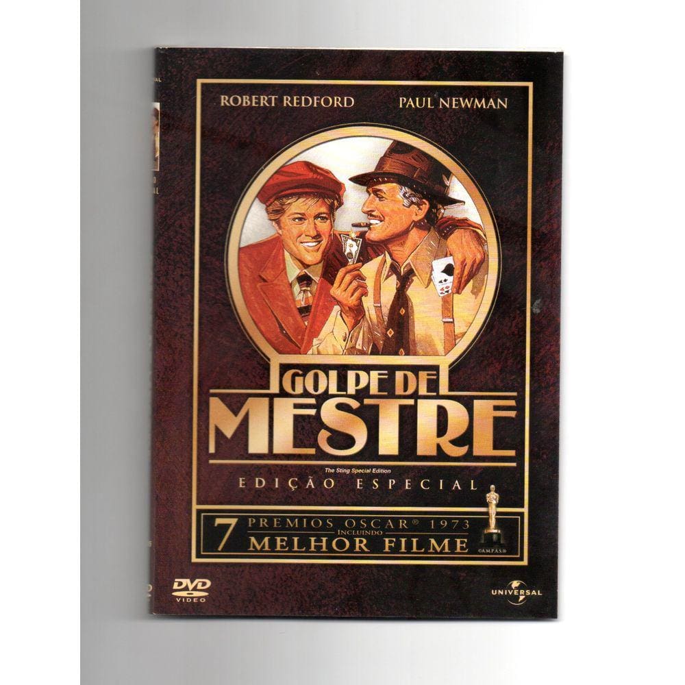 Dvd Golpe De Mestre - Robert Redford E Paul Newman