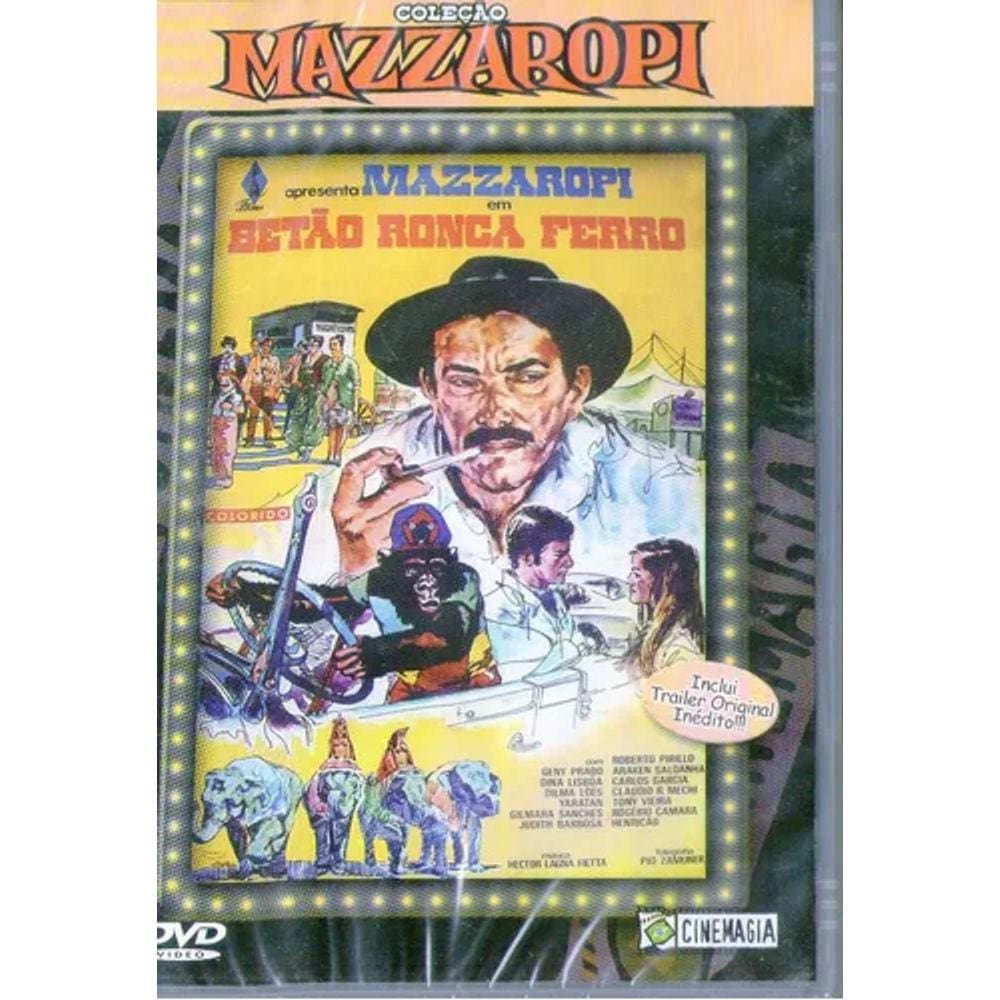 Dvd Coleção Mazzaropi - Betão Ronca Ferro