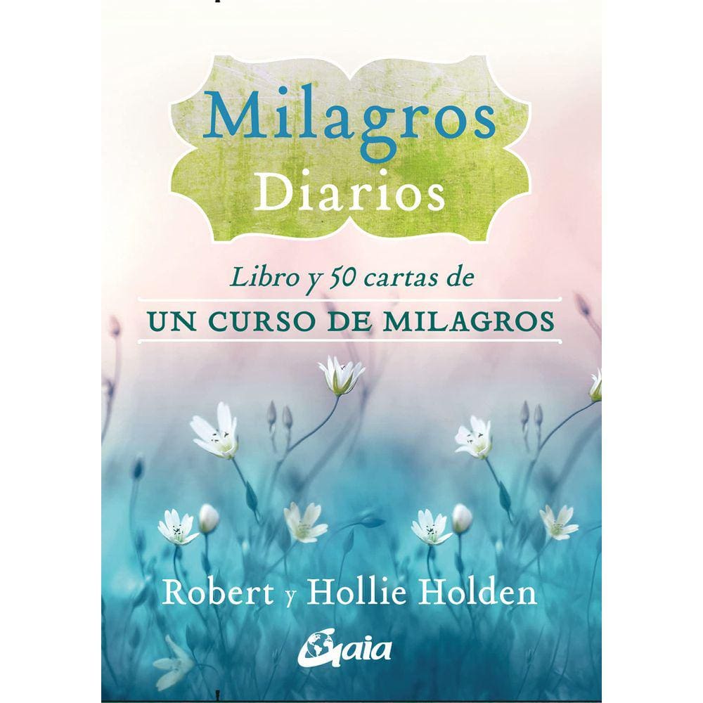 Conjunto de livros e 50 cartas: Daily Miracles Course in Miracles