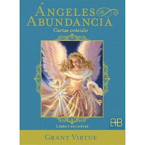 Oracle Cards Arkano Books Ángeles de Abundancia com 44 cartões