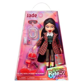 Boneca fashion Bratz Alwayz Jade com 10 acessórios e pôster