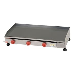 Chapa Marchesoni Comercial Com 3 Queimador 80X40Cm A Gás